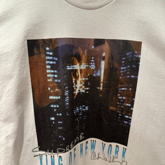 Supreme King of New York Tee, White, Size M - Picture 2 of 4